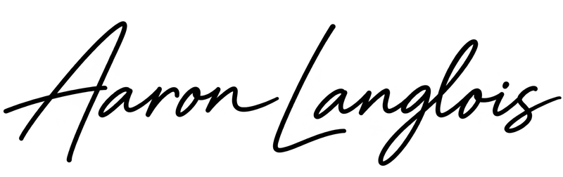 Aaron Langlois handwritten signature